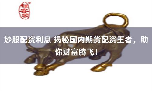 炒股配资利息 揭秘国内期货配资王者，助你财富腾飞！